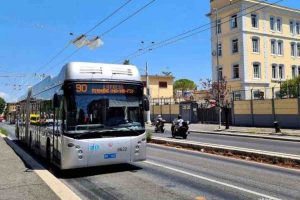 Un autobus a Roma