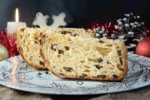 Delle fette di panettone